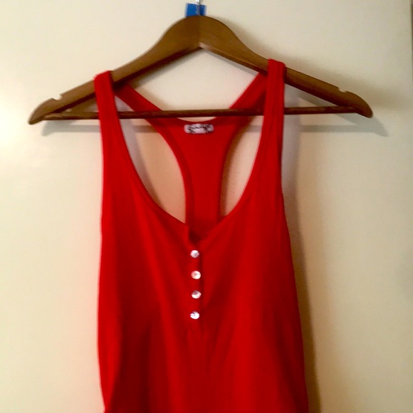 Free People ribbed henley thing bodysuit - Picture 2 of 3